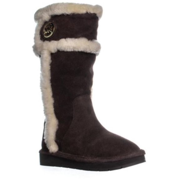 Michael Kors Suede Winter Tall Boots II Like Uggs - Picture 1 of 5